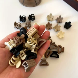 5/10/20/30pcs Beige Mixed Pack Small Clips, Cute Girl Accessories - Perfect for Daily Use, Special Occasions, or Travel Gifts